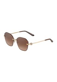 Tory Burch Occhiali da sole '0TY6081'  marrone / oro