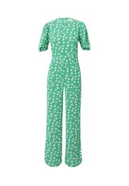 Traffic People Tuta jumpsuit 'Daphne'  verde / bianco