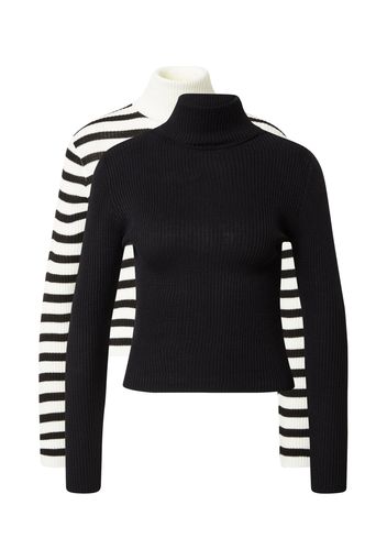 Trendyol Pullover  nero / bianco