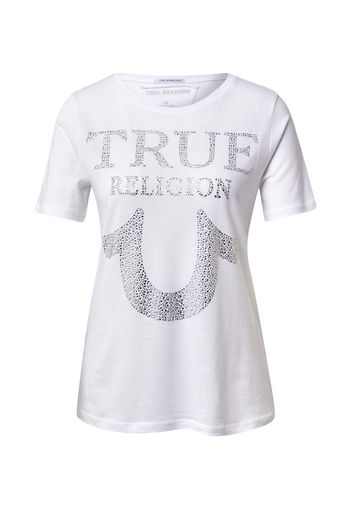 True Religion Maglietta  bianco / argento