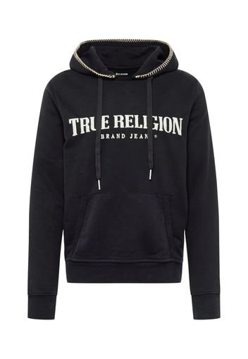 True Religion Felpa  nero / bianco