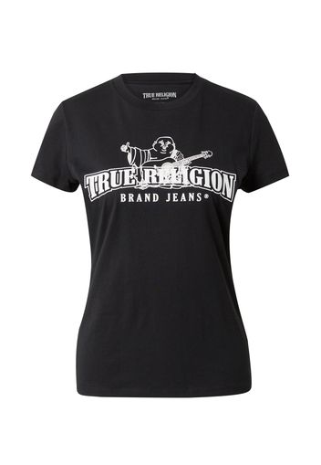 True Religion Maglietta  nero / bianco