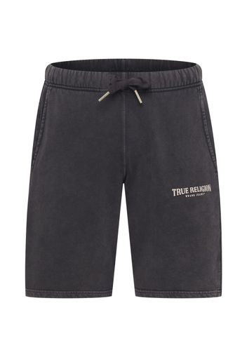 True Religion Pantaloni  nero / bianco