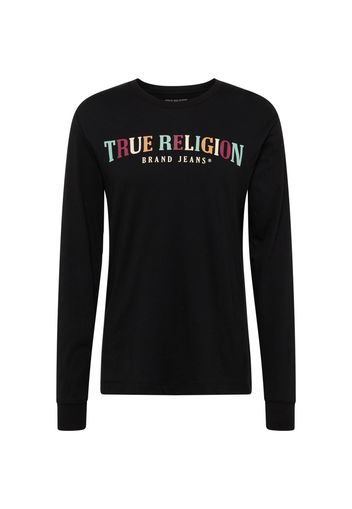 True Religion Maglietta  menta / arancione chiaro / nero / bianco