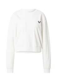 True Religion Felpa  offwhite / nero