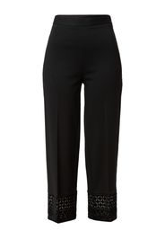 Twinset Pantaloni con piega frontale  nero