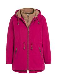 Ulla Popken Parka di mezza stagione  marrone chiaro / rosa scuro