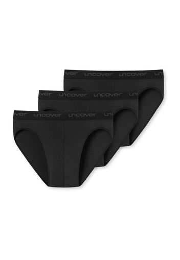 uncover by SCHIESSER Slip '3er-Pack Uncover'  nero