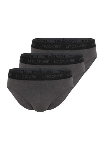 uncover by SCHIESSER Slip ' 3er-Pack Uncover '  grigio scuro