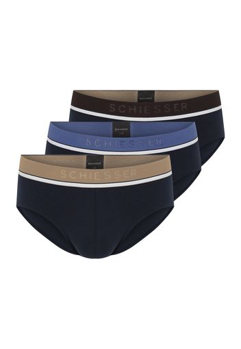 uncover by SCHIESSER Slip 'Rio'  blu notte / marrone scuro / beige scuro / blu fumo