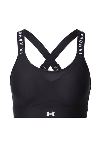 UNDER ARMOUR Reggiseno sportivo 'Infinity High'  bianco / nero