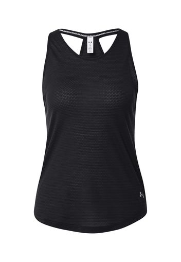 UNDER ARMOUR Top sportivo  nero