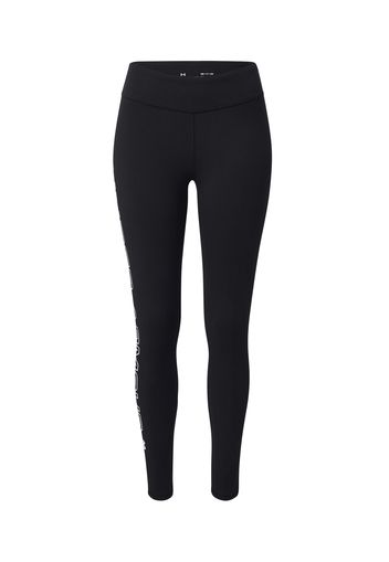 UNDER ARMOUR Pantaloni sportivi  nero / bianco