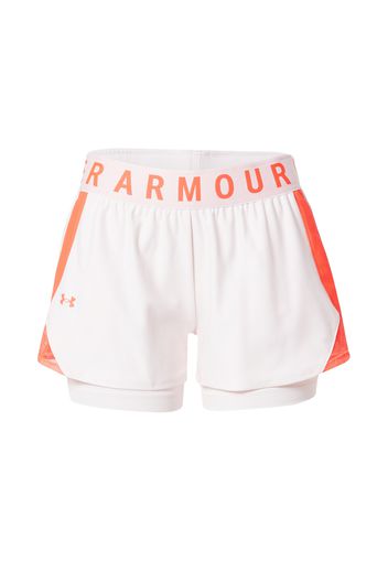 UNDER ARMOUR Pantaloni sportivi 'Play Up'  bianco / arancione