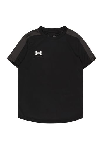 UNDER ARMOUR Maglia funzionale  nero / grigio / bianco