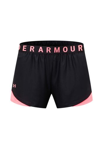 UNDER ARMOUR Pantaloni sportivi 'Play Up'  nero / rosa