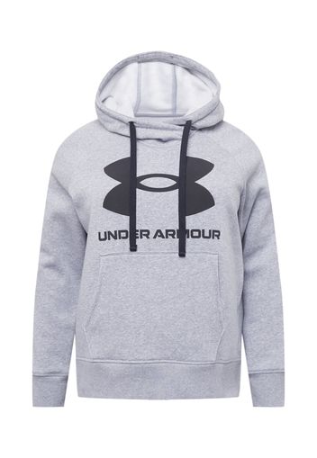 UNDER ARMOUR Felpa sportiva 'Rival'  grigio / nero