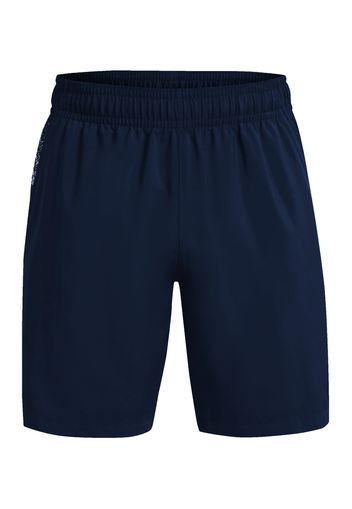 UNDER ARMOUR Pantaloni sportivi  blu scuro / bianco