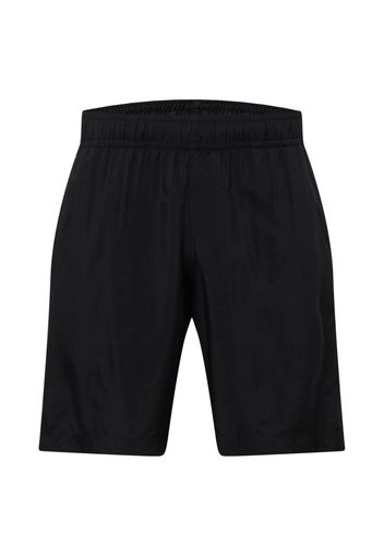 UNDER ARMOUR Pantaloni sportivi  nero / bianco