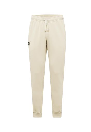 UNDER ARMOUR Pantaloni sportivi 'Rival'  cachi / nero / bianco