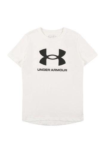 UNDER ARMOUR Maglia funzionale  nero / bianco