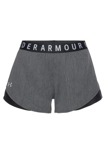 UNDER ARMOUR Pantaloni sportivi 'Play Up'  grigio sfumato / nero / bianco