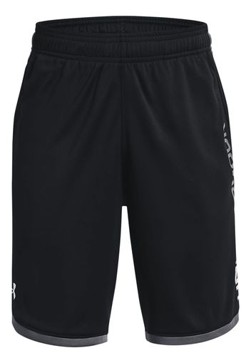 UNDER ARMOUR Pantaloni sportivi 'Stunt 3.0'  grigio / nero / bianco