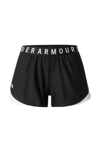 UNDER ARMOUR Pantaloni sportivi 'Play Up'  nero / bianco