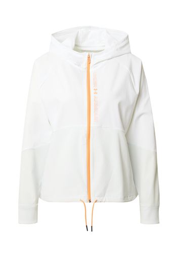 UNDER ARMOUR Giacca sportiva  arancione / bianco