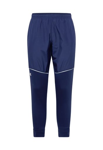 UNDER ARMOUR Pantaloni sportivi 'Af Storm'  blu scuro / bianco