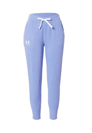 UNDER ARMOUR Pantaloni sportivi 'Rival'  blu chiaro / bianco