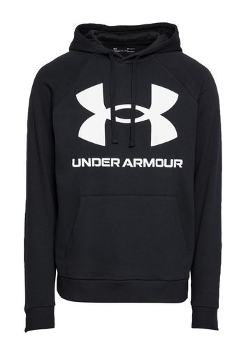 UNDER ARMOUR Felpa sportiva  nero / bianco