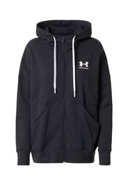 UNDER ARMOUR Giacca di pile funzionale  nero / bianco