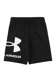 UNDER ARMOUR Pantaloni sportivi  nero / bianco