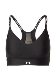 UNDER ARMOUR Reggiseno sportivo 'Infinity'  nero / bianco