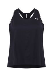 UNDER ARMOUR Top sportivo  nero / bianco