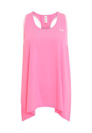 UNDER ARMOUR Top sportivo  rosa / bianco