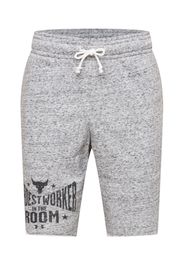 UNDER ARMOUR Pantaloni sportivi 'Rock Terry'  nero / offwhite