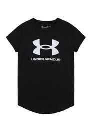 UNDER ARMOUR Maglia funzionale  nero / bianco