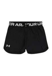 UNDER ARMOUR Pantaloni sportivi 'Play Up'  nero / bianco