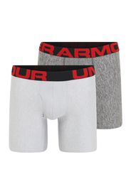 UNDER ARMOUR Pantaloncini intimi sportivi  grigio chiaro / grigio sfumato / rosso / nero