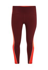 UNDER ARMOUR Pantaloni sportivi 'Rush'  arancione / rosso / bordeaux / bianco