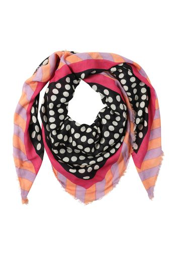 UNMADE Copenhagen Foulard 'Dido'  navy / arancione / rosa / bianco