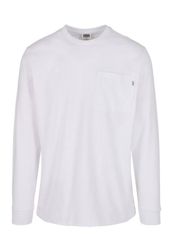 Knot T-shirt a maniche lunghe Farrah Fawcett - Rosa Maglietta  bianco