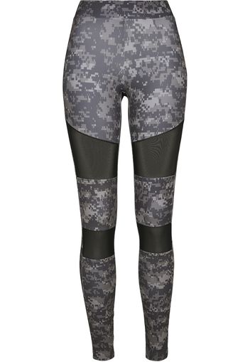 Urban Classics Curvy Leggings CK20702S  grigio / nero / pietra / grigio scuro