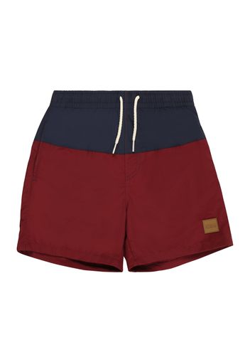 Urban Classics Kids Pantaloncini da bagno  navy / rosso