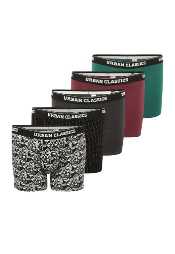 Urban Classics Plus Size Boxer  nero / rosso / verde / bianco