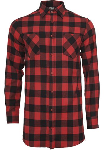 Urban Classics Camicia  rosso / nero