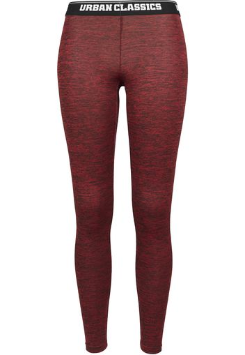 Urban Classics Leggings  nero / rosso vino / bianco