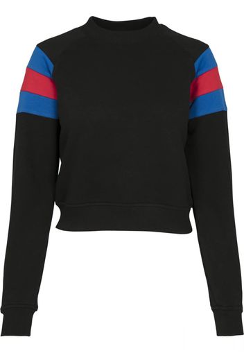 Urban Classics Felpa  nero / blu / rosso